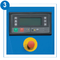 Screw air compressor controller